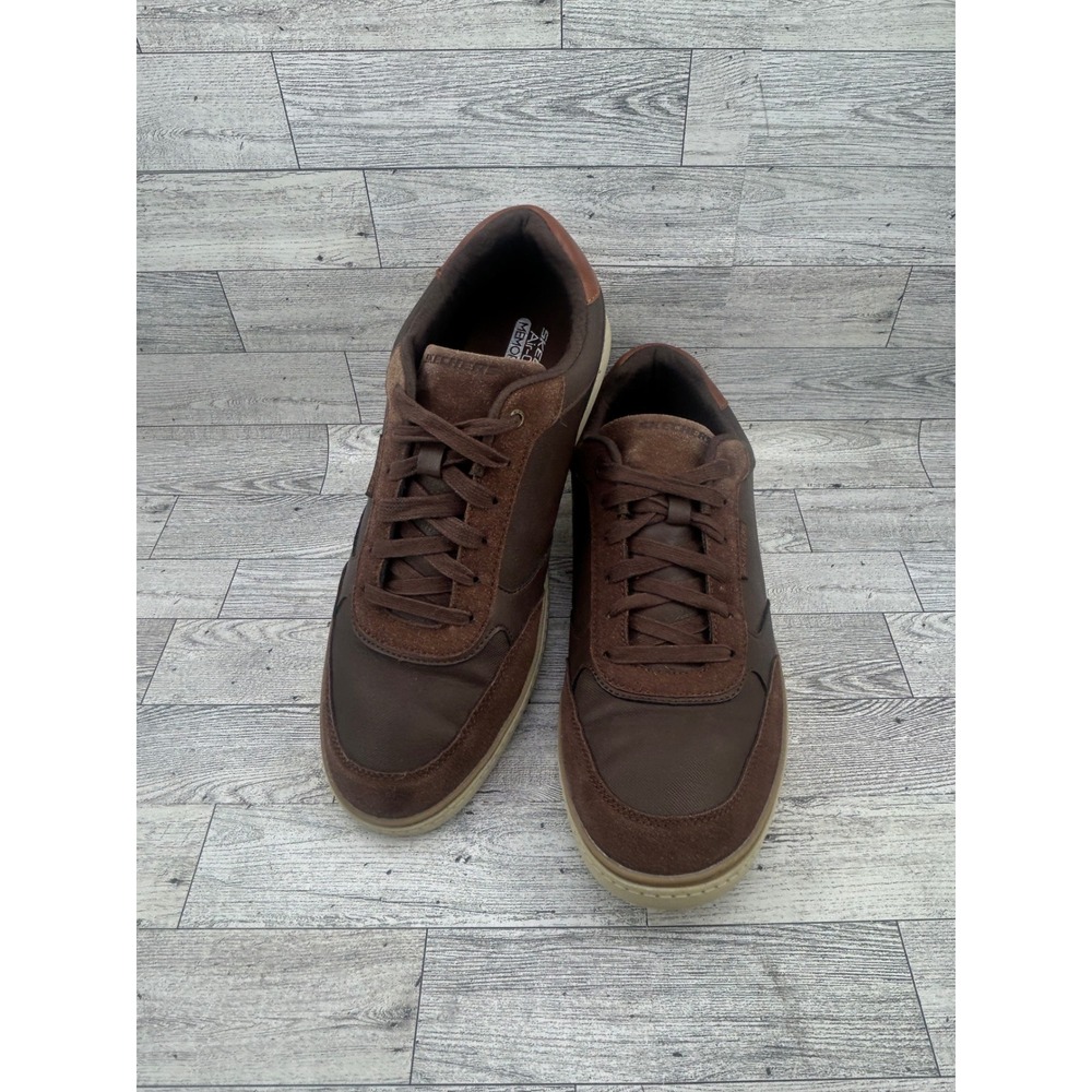 Skechers Men's Brown Air Cooled Memory‎ Foam Casual Sneakers Shoes Size 11